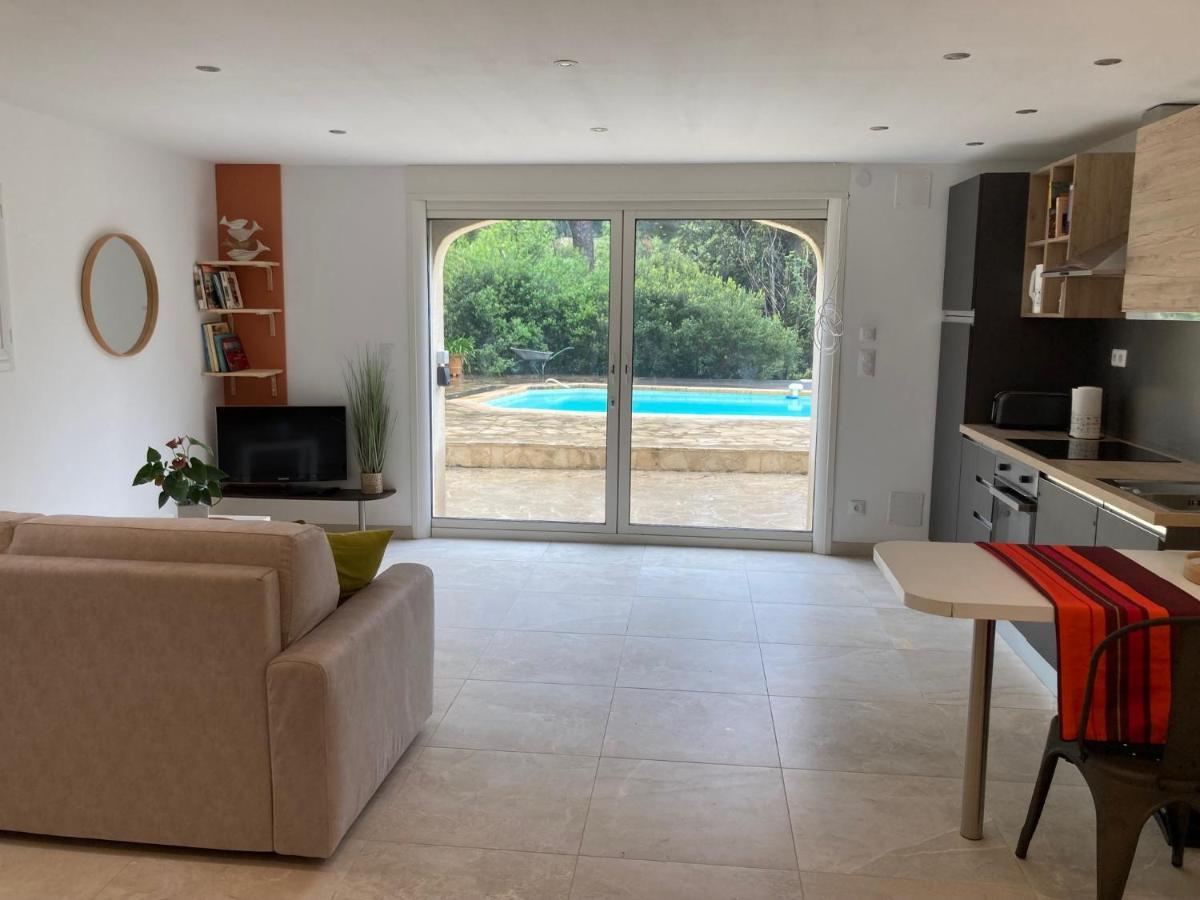 Superbe T2 Dans Villa Entre Calanques Et Colline Μασσαλία Εξωτερικό φωτογραφία